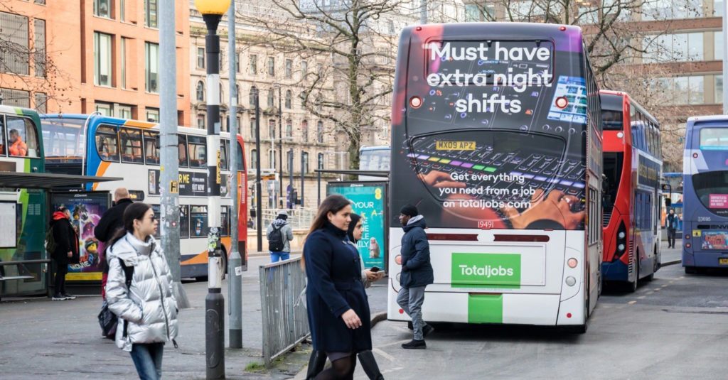 bus rear advertising